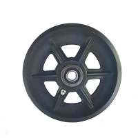 China casting iron foundry EN-GJL-300 cast iron crane wheel for elevator with resin sand